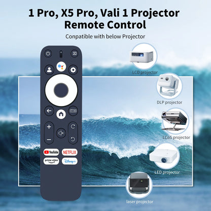 Voice Remote Control For Sovboi S61Pro 4K Smart Projector