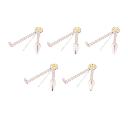 5PCS 3 In 1 Stainless Metal Multifunctional Tobacco Clean Tool For Smoking Pipe