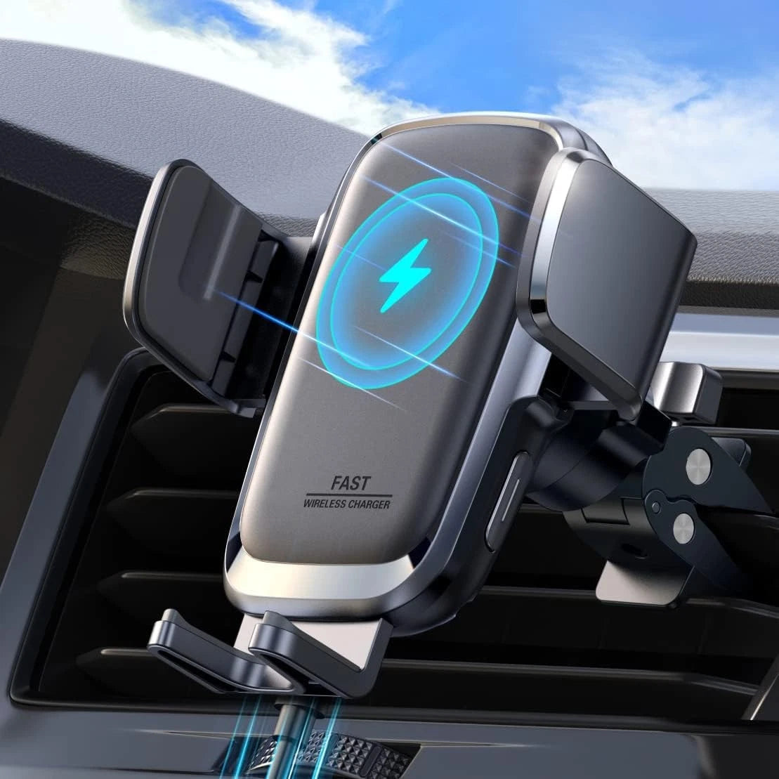 JOYROOM Wireless Car Charger, 15W Fast Charging Auto Clamping A  243
