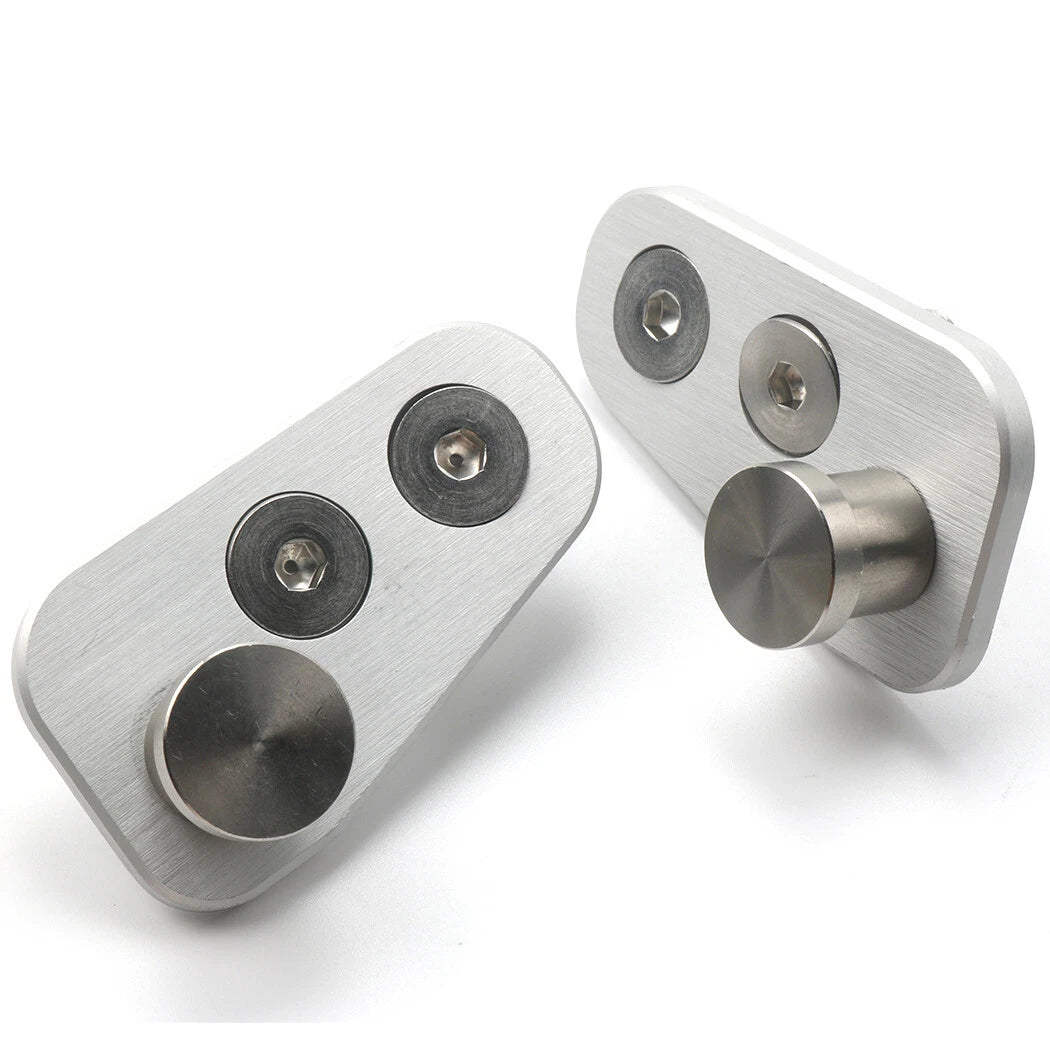 Pair Aluminium Door Striker Door Pin Adapter for Jeep CJ7 76-80 Late Model Door