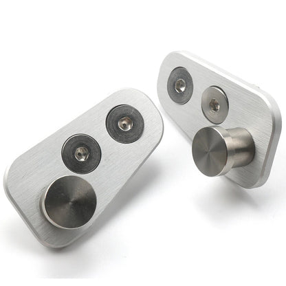 Pair Aluminium Door Striker Door Pin Adapter for Jeep CJ7 76-80 Late Model Door