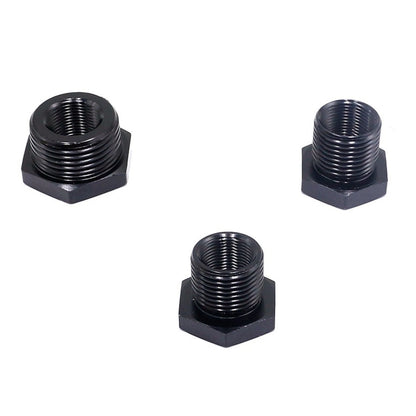 3Pcs 1/2-28 to 3/4-16, 13/16-16, 3/4 NPT Thread Adapter Oil Filter Hose Reducer
