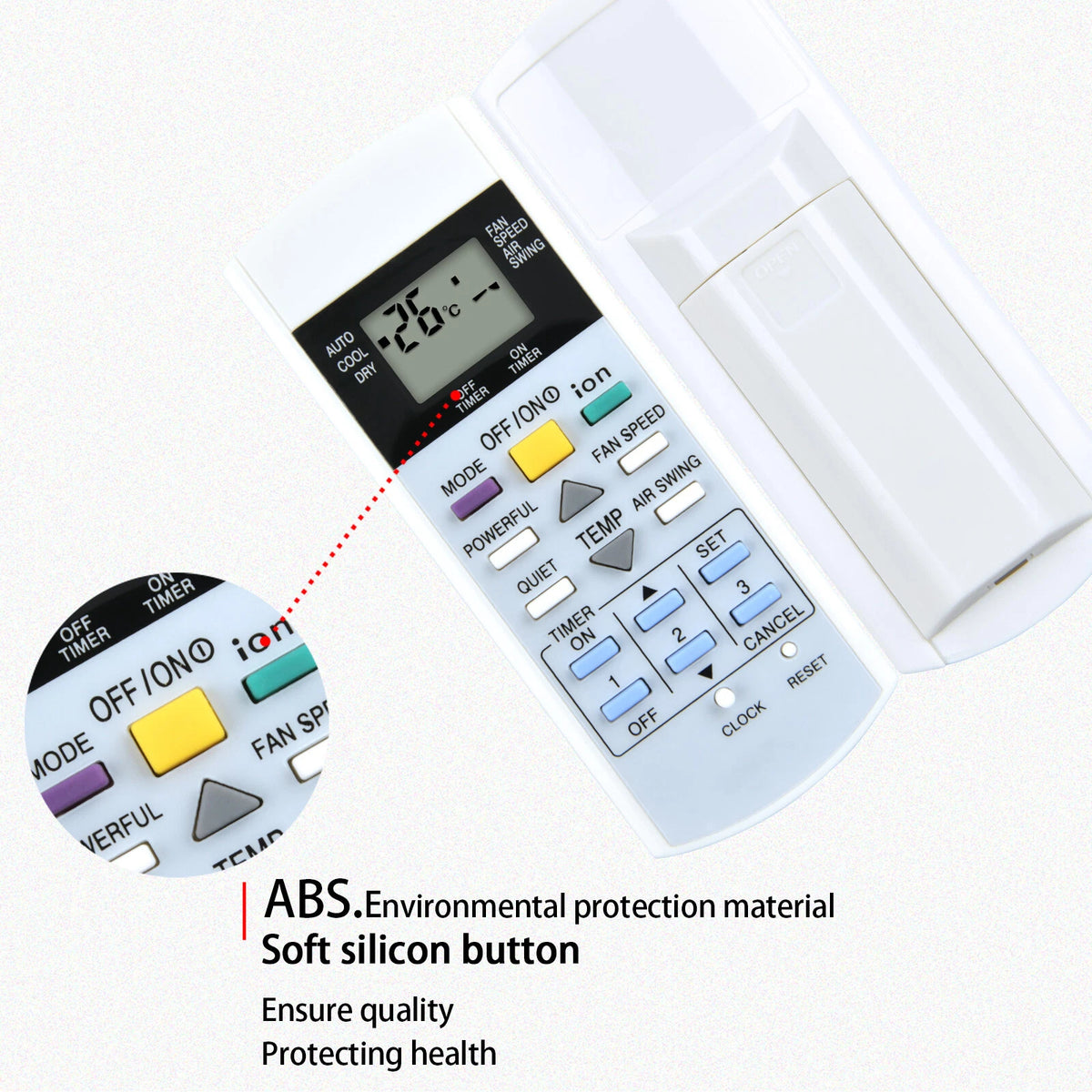 A75C3299 Remote Control For Panasonic Air Conditioner A75C2654 A75C2600 A75C2606