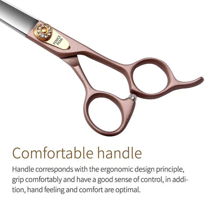 Fenice Peak 8'' Dog Straight Scissors for Grooming 440C 8",