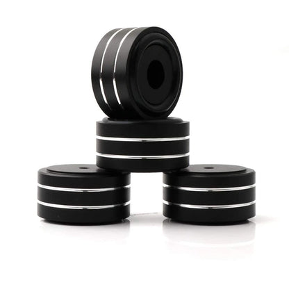 Monosaudio 4Pcs 40x20mm Speaker Isolation Feet Single-sided 3M Black