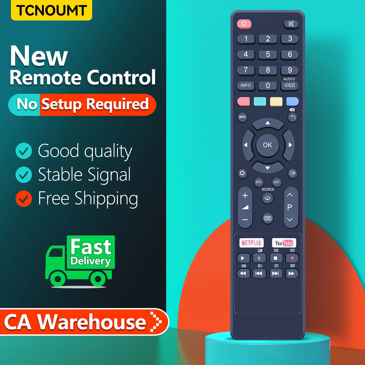 RM-C3227 Remote Control For JVC TV RM-C3349 RM-C3354 RM-C3348 ATV65UHDS-0319