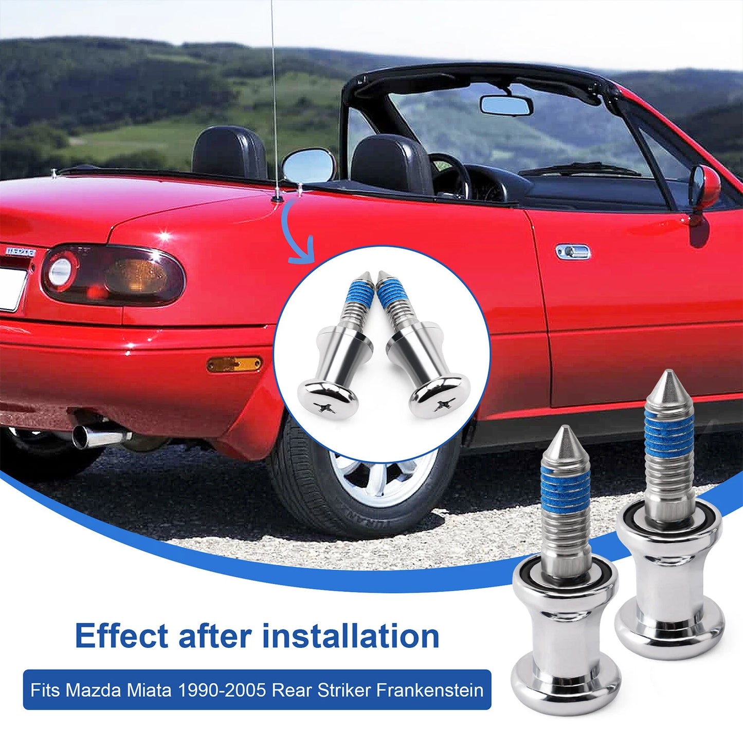 Hardtop Striker Frankenstein Bolt For Mazda Miata 1990-2005 NA01-R1-38XB
