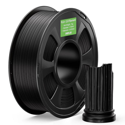 DEEPLEE PLA+ 2.0 Filament 1.75mm, Stronger 1.75 millimeters, 1kg*black