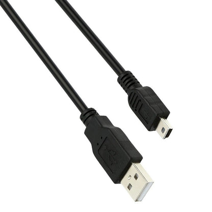 USB Power and Data Cable for Texas Instruments Calculators, TI-84 Plus silver