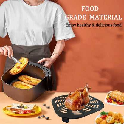 GSZN 7QT Air Fryer Grill Plate for Gourmia GAF716 GAF716, Black