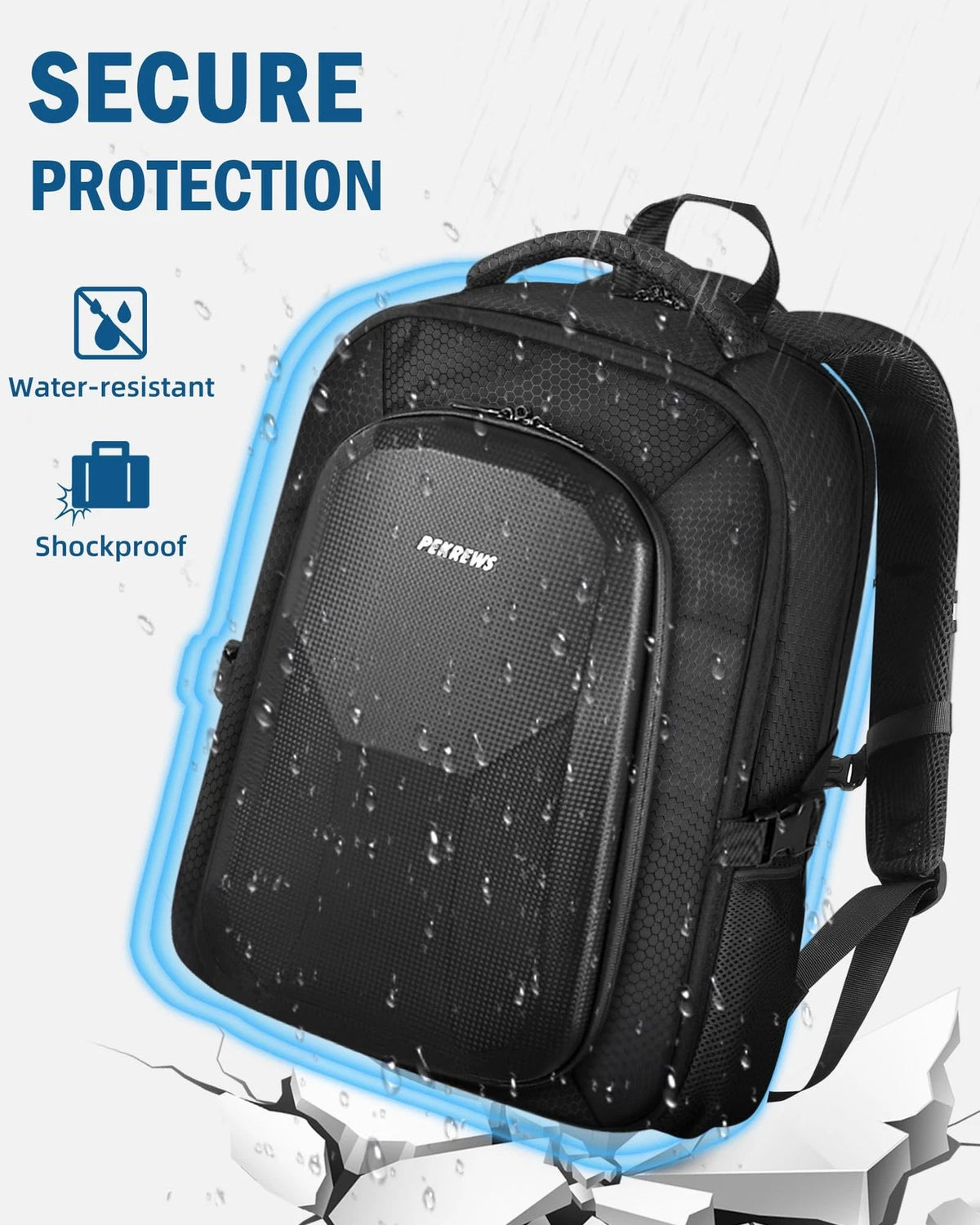 PEKREWS Case for Atom 2 Backpack (RC PTD 1) - One Size Fits All, Black