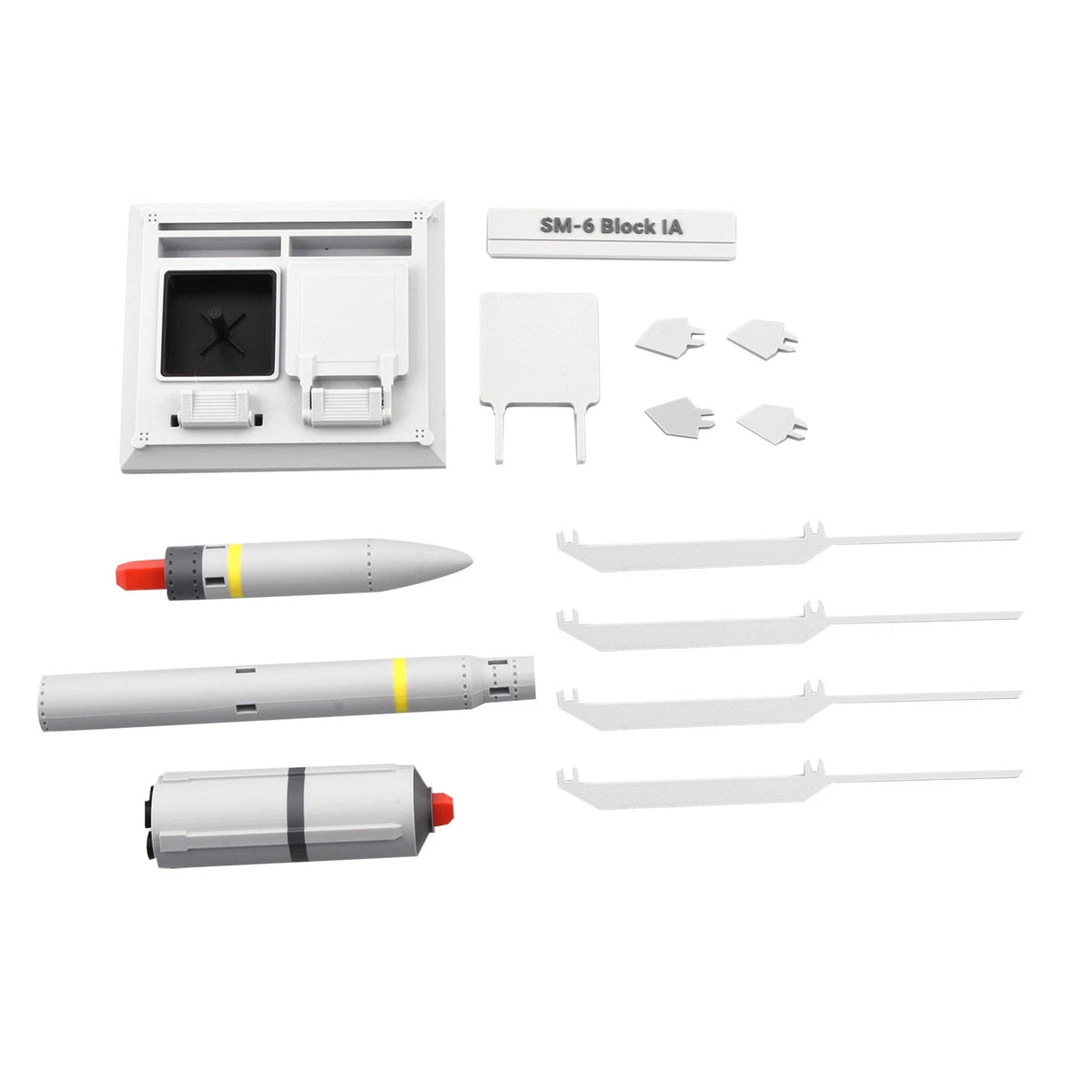 US Navy Missile-6 SM-6 Shipborne Air Defense 1/18 Scale 41cm PLA Plastic Model