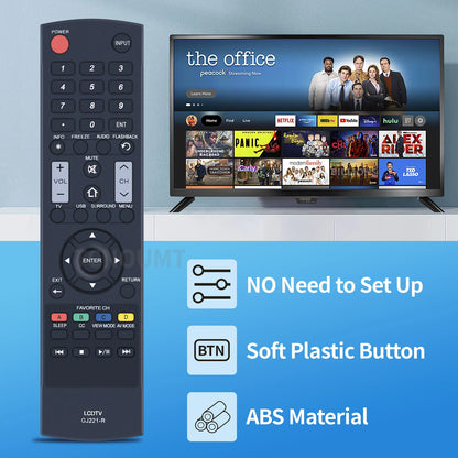 GJ221-R Remote Control For Sharp LCD TV LC-55LE643U LC55LE643U LC-65LE643U