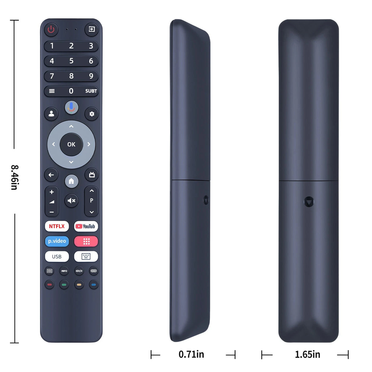 Remote Control For Chiq TV L32H7G L32H8CG L40H7G U43H7C L40M9G with Voice