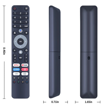 Remote Control For Chiq TV L32H7G L32H8CG L40H7G U43H7C L40M9G with Voice