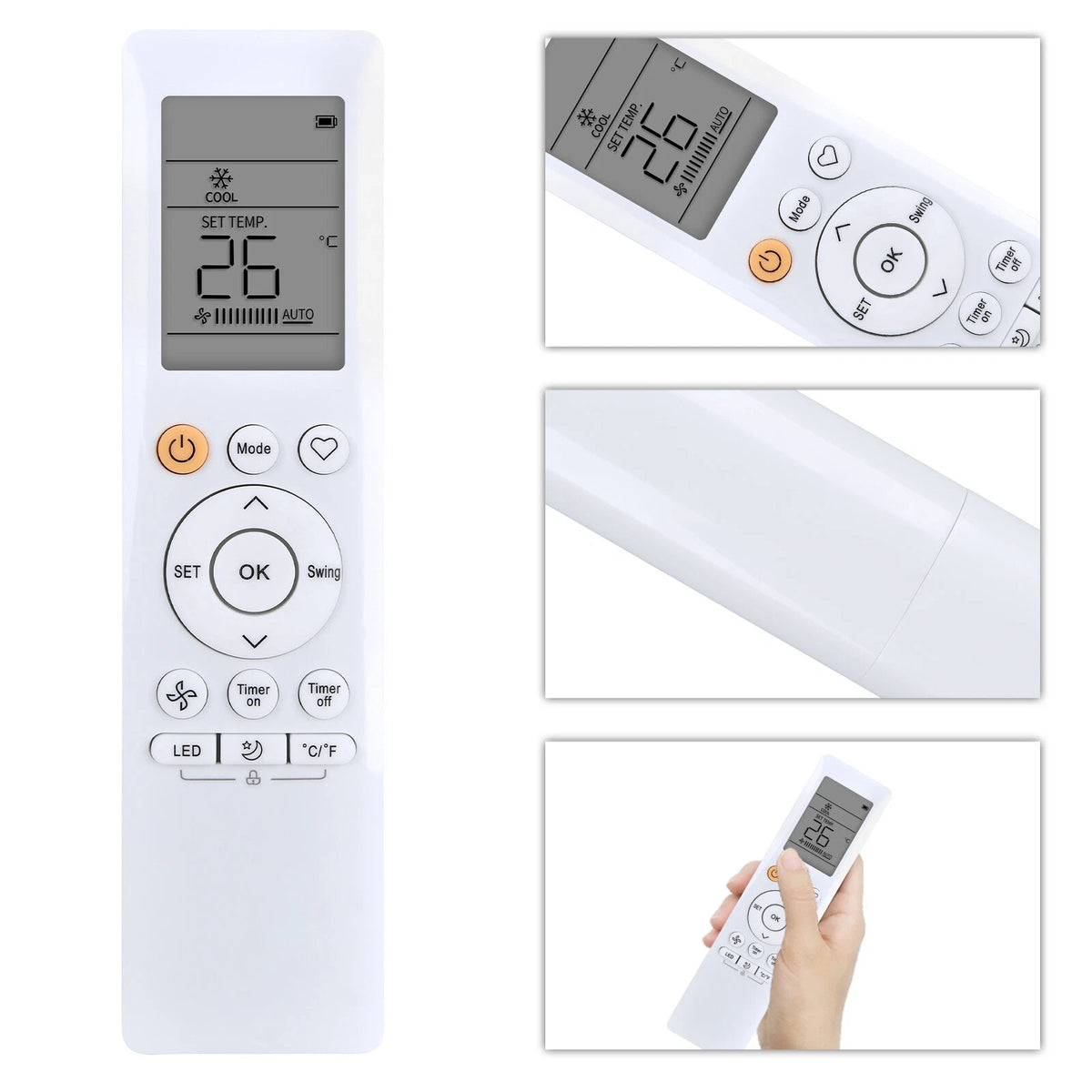 Remote Control For Midea Air Conditioner MAP14S1TBL MAP14HS1TBL MAP12S1TBL