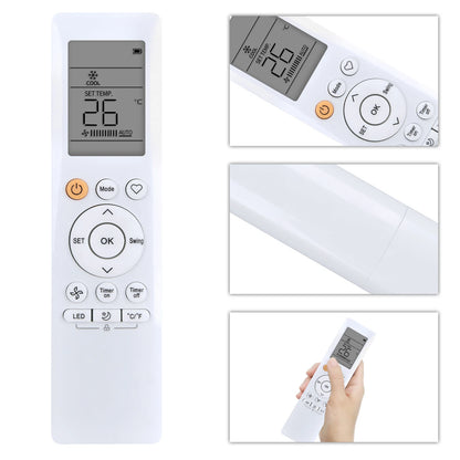 Remote Control For Midea Air Conditioner MAP14S1TBL MAP14HS1TBL MAP12S1TBL