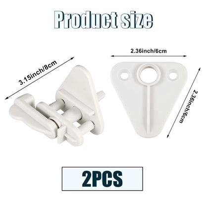 TOYMIS 2 Sets Pontoon Gate Latch Replacement Kit, Door Fits...