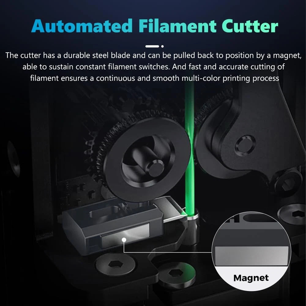 Creality K2 Plus/K2/ Pro Filament Cutter,  Plus Combo Black