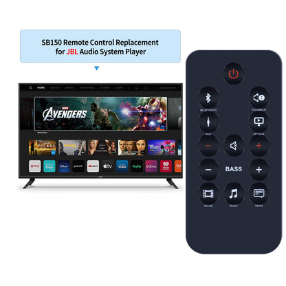 SB150 For JBL Cinema Soundbar Audio Player Replace Remote Control SB150