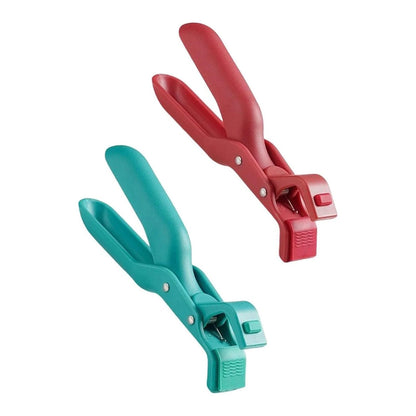 For Kitchen Use 2 Pack Hot Plate Gripper Anti-Scalding Tongs Bowl Clip Tools