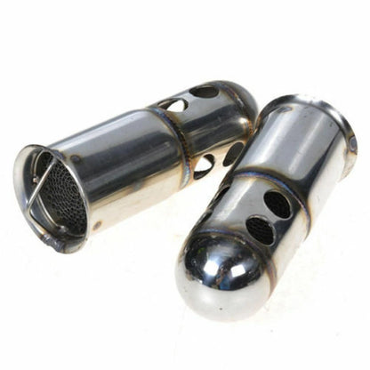 Stainless Steel Motorcycle Exhaust Pipe DB Killer Silencer 126mm Muffler Baffle
