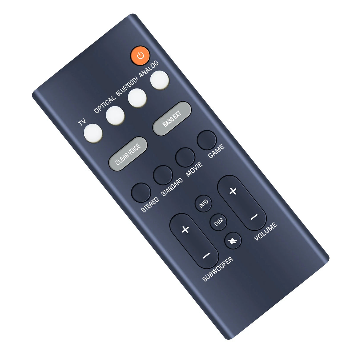 VDQ7610 Remote Control For Yamaha Compact Sound Bar SR-C20A SR-C30A
