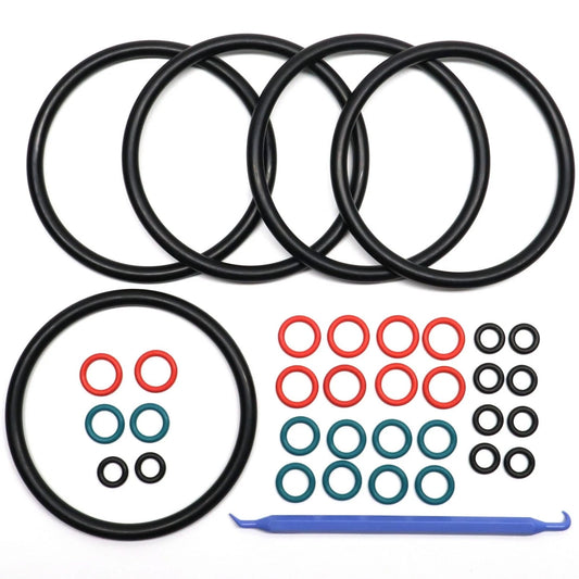 (5 Sets, 36 Piece) Color Coded Gasket Set for Cornelius O-Rings