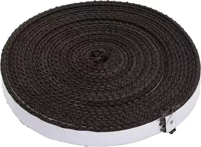 High Temp Smoker Gasket Seal Strip 1/2" x 0.5 inches x 0.125 inches, Gray