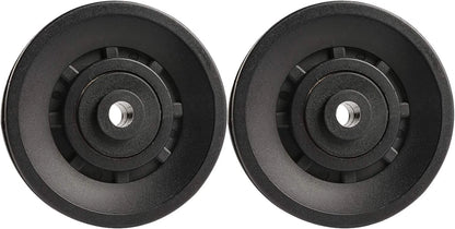 Topfinder 90mm(3.54inch) Universal Bearing Pulley Wheel for 90mm-2 PCS-P