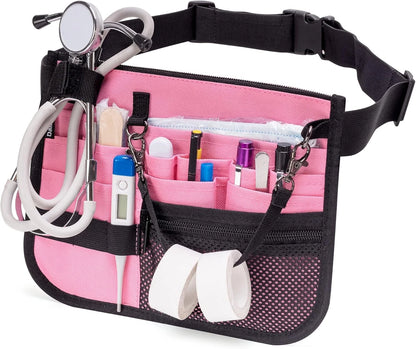 Damero Nurse Fanny Pack, Waist Bag with Tape Holder, Tool Pink