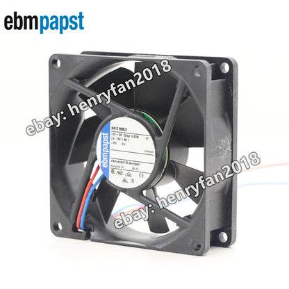 Ebmpapst 8412NMLE DC Axial Fan 12V 0.62W 52mA 80*80*25mm 26.5CFM Cooling Fan
