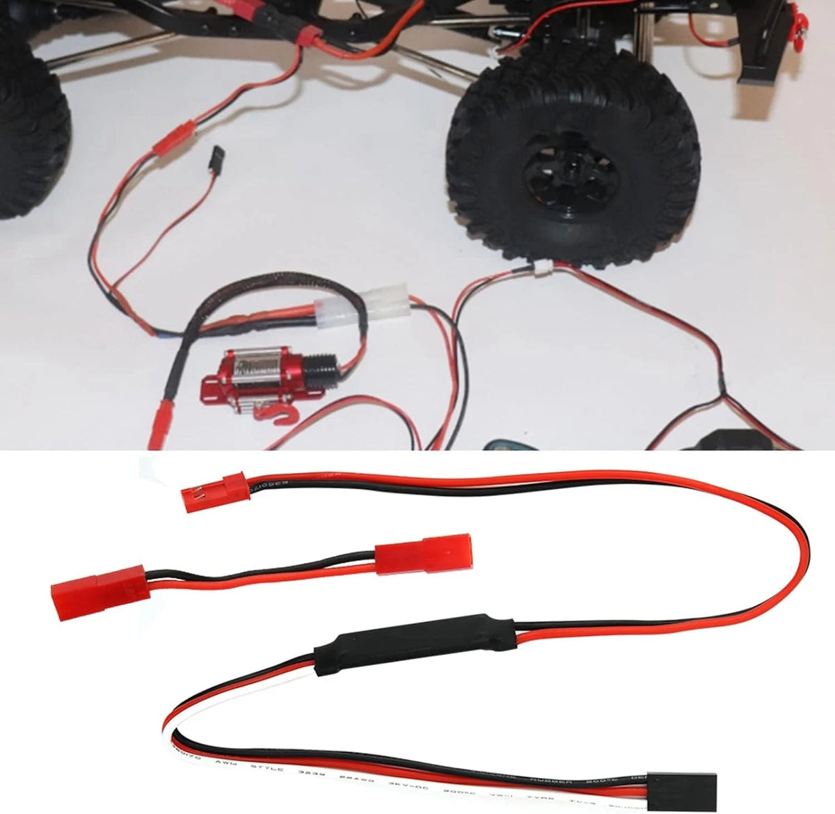 RC Winch Controller Adapter Plug, Universal Parts Accessory Fit for...