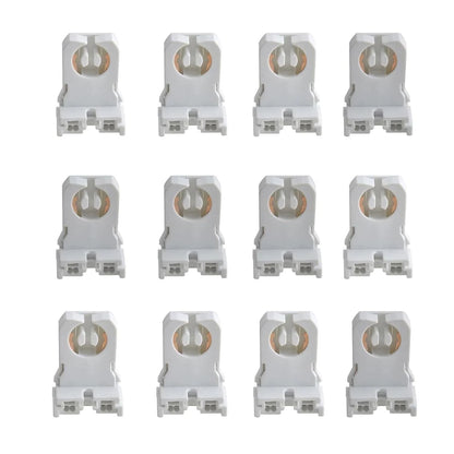 12 Packs Non Shunted T8 Lamp Holder Socket Turn Type for LED Fluorescent...