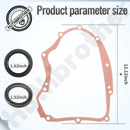 2 Pcs 594195 Crankcase Gasket & 795387 Oil Seal Accessories Compatible with...