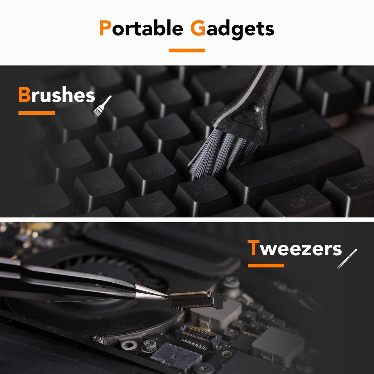JOREST Cleaning Repair Tool Kit for PS5 PS4, with PH00 PH0 PH1 Colorful