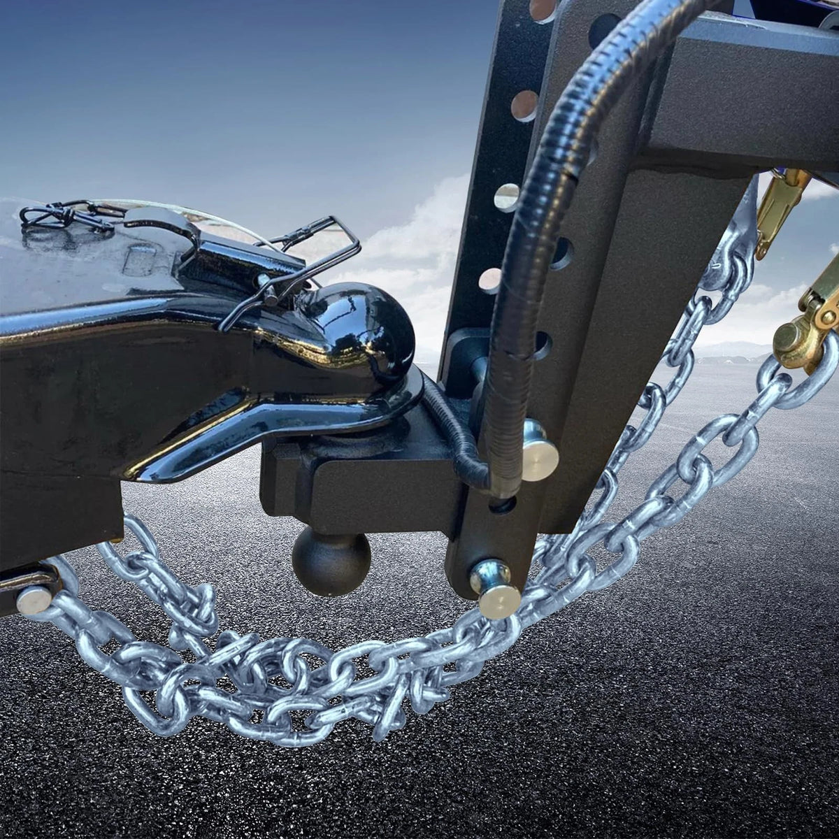 TeukRiGa 3/16" x 48" Grade 30 Steel Boat Trailer Safety Chain x