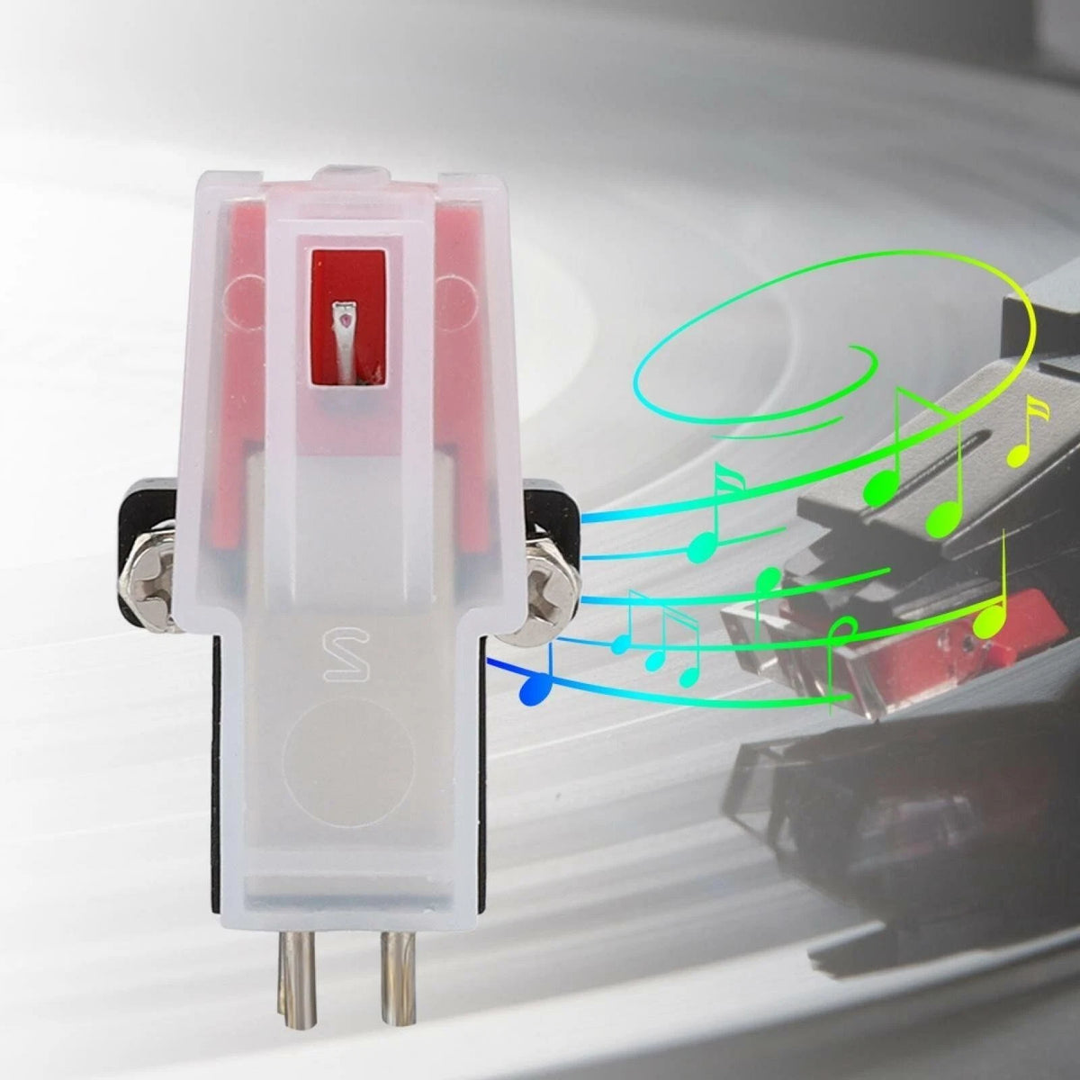 Magnetic Cartridge Stylus With LP Vinyl Needle For Turntable Record Player b