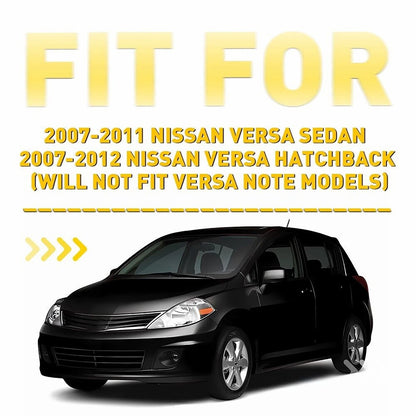 2PCS ABS LH & RH Windshield Wiper Cowl Cover For Nissan Versa Sedan 2007-2011