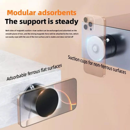 Universal Vacuum Suction Cup Folding Swivel Magsafe Bracket Lazy Phone Holder