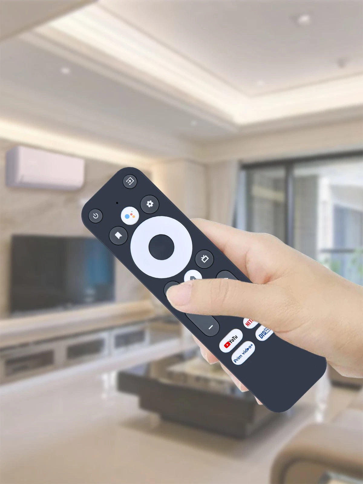 Voice Remote Control For MECOOL KM7 Plus Ultra HD Streaming Box Google TV