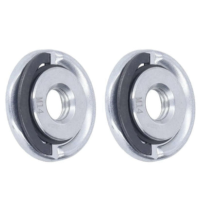 Two M14 Pressing Flanges Quick Release Fastener for Grinder Discs and Cup Wheels