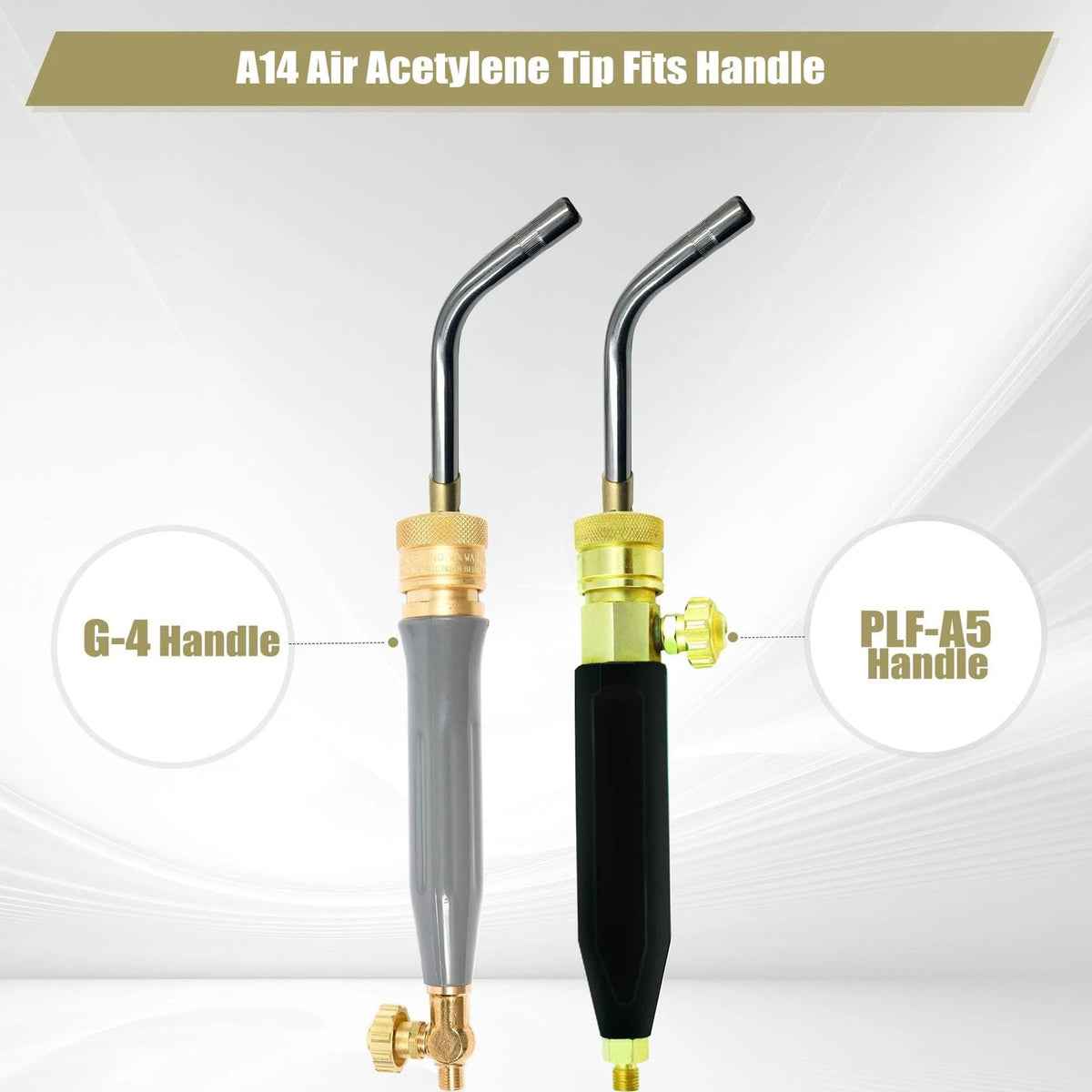 0386-0105 A-14 1/2" Torch Tips for G-4 or PLF-A5 Handles, Soft Solder 2 to...