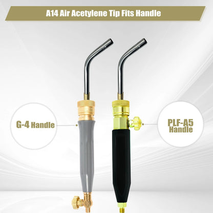 0386-0105 A-14 1/2" Torch Tips for G-4 or PLF-A5 Handles, Soft Solder 2 to...