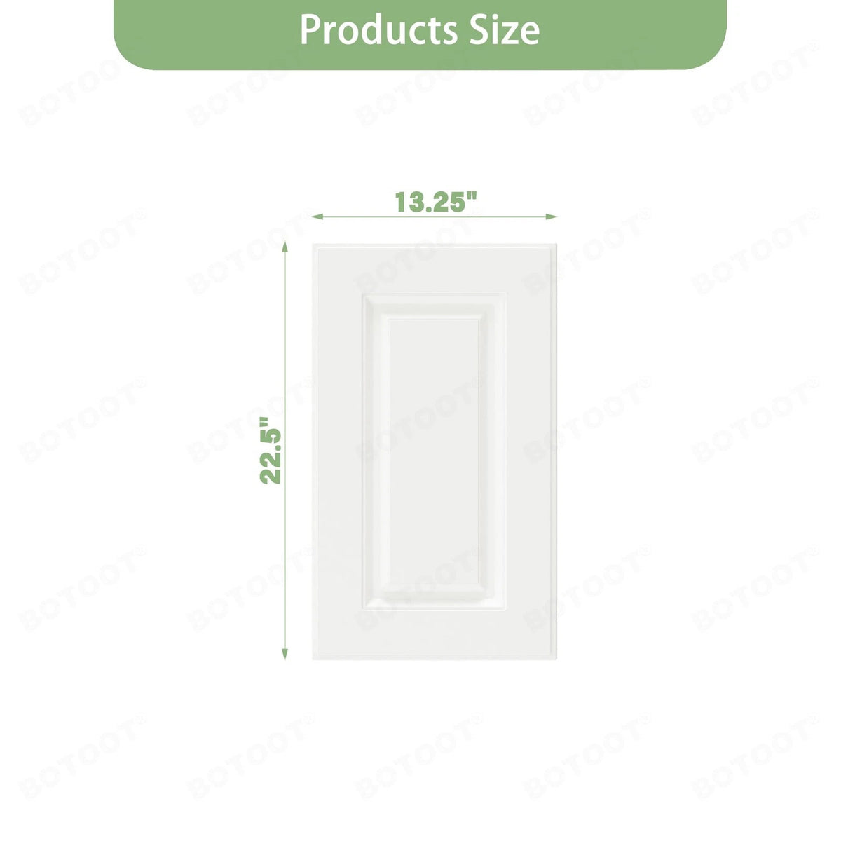 Built-in Cabinet Doors - Replacement for 22.5H*13.25W, White
