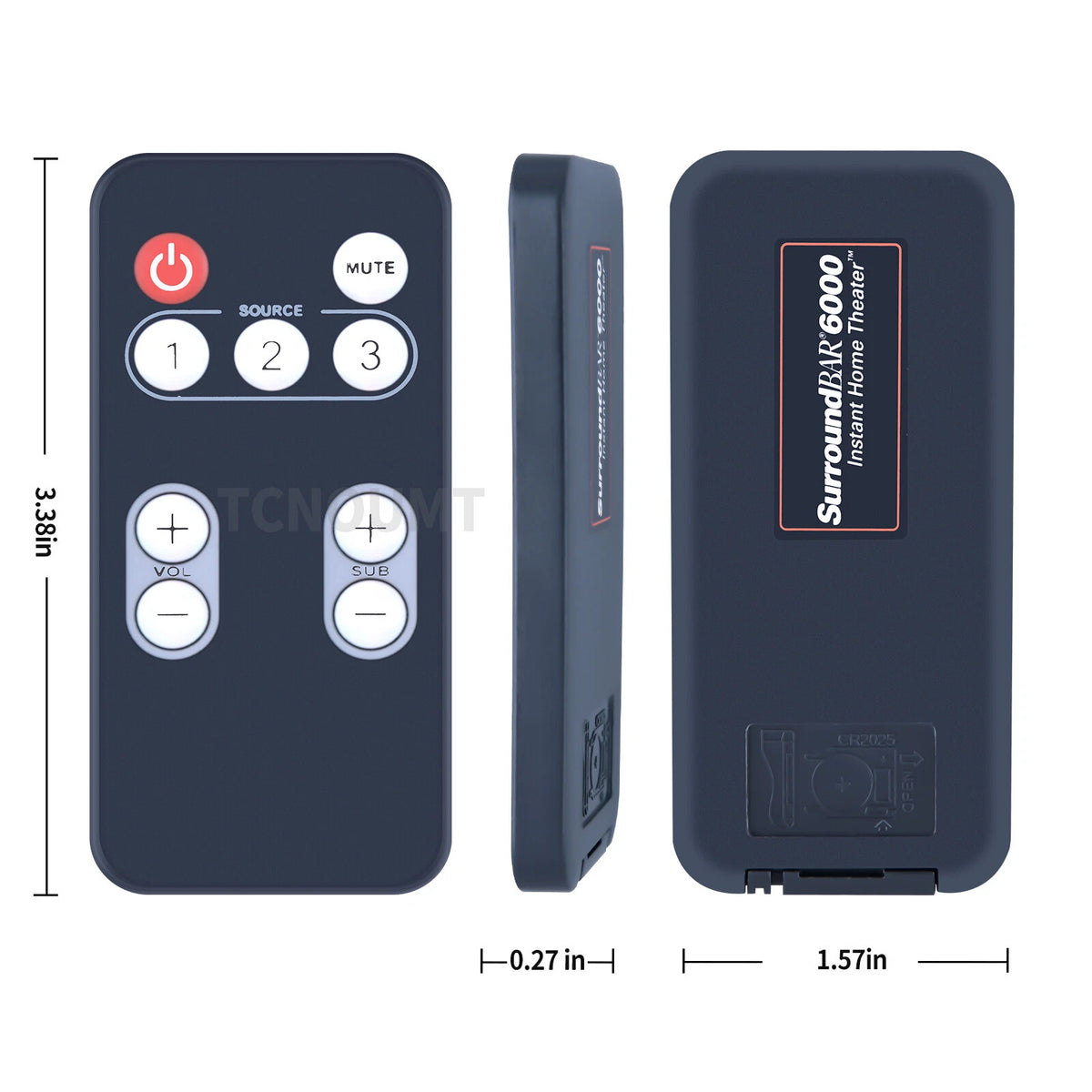 Remote Control For Polk Audio SurroundBar 6000 Instant Home Theater