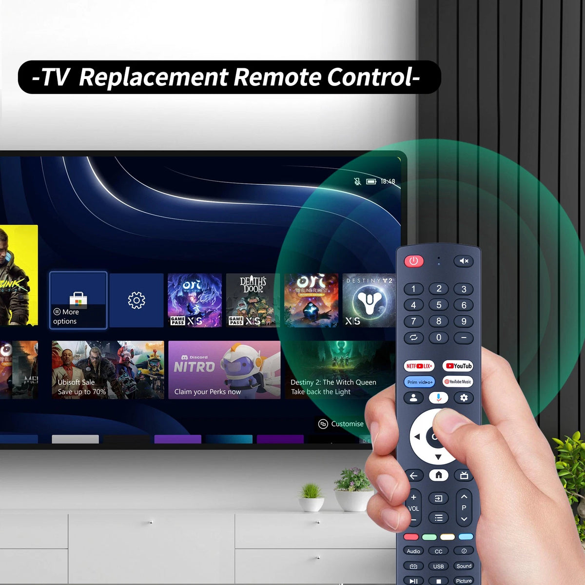 Remote Control For FPD 32/40/43-inch Palette Series Google TV with Voice