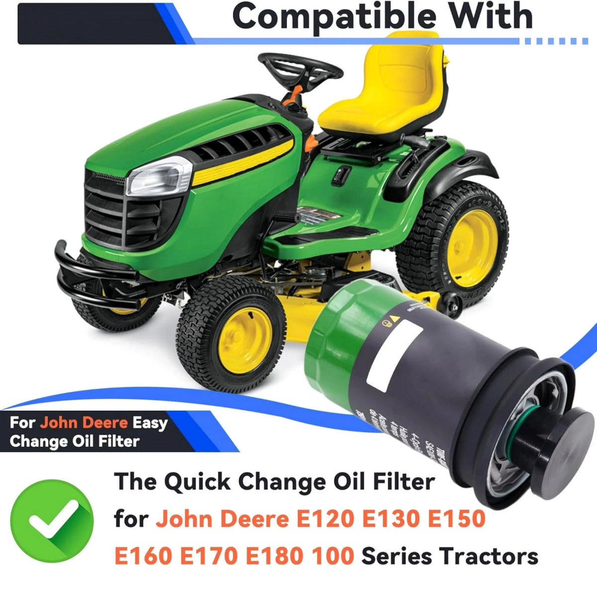 High Quality Replacement Oil Filter For John Deere E120 E130 E150 E160 E180