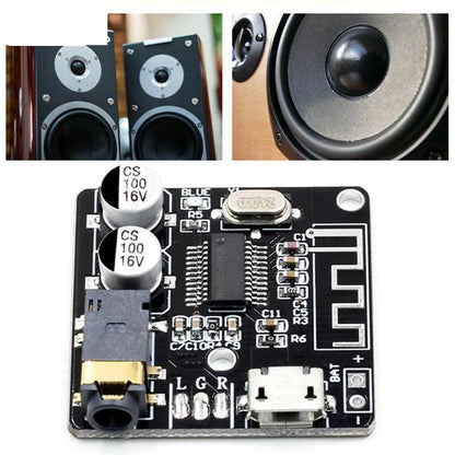 2 Piece Plastic Micro USB 5V Power Supply Bluetooth 5.0 Amplifier Module