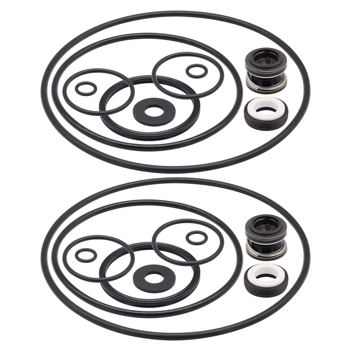Koatukys O-Ring Rebuild Kit Replaces for Pentair SuperFlo 111(2), Black